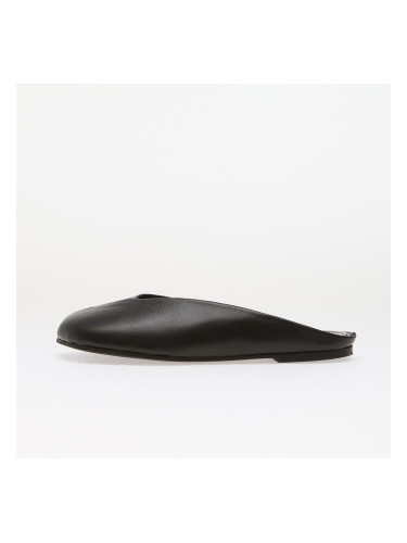 Alohas Timmy Black Leather Mules Black 36