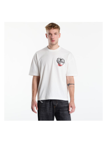 Тениска AllSaints Reflect Ss Crew Chalk White S