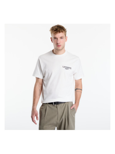 Тениска Lacoste Crewneck T-Shirts Flour 4