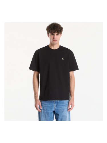 Тениска Lacoste Crewneck T-Shirt Black M