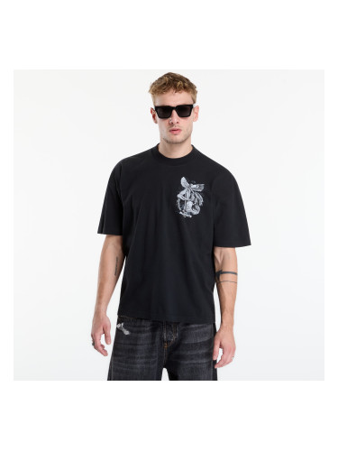Тениска AllSaints Seraph Ss Crew Washed Black S