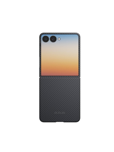 Гръб Pitaka Edge Case за Samsung Galaxy Z Flip 8 - Black/Grey