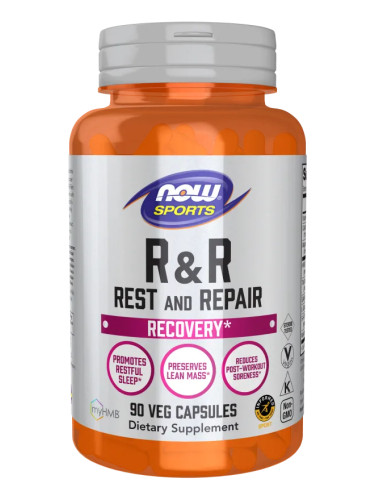 NOW - R&R Rest and Repair - 90 veg capsules