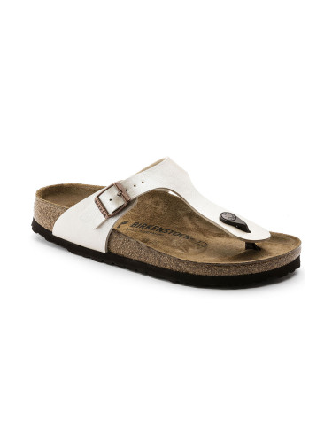 Birkenstock Gizeh Graceful Pearl White Regular Fit Unisex - Сандали Birkenstock - Бял - 943871-4.5 - Size: 4.5