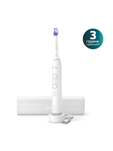 Електрическа четка за зъби Next-Generation с калъф Philips Sonicare Серия 6100, бяла