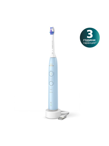 Електрическа четка за зъби Next-Generation Philips Sonicare Серия 6100, синя