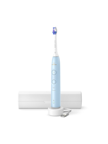 Електрическа четка за зъби Next-Generation с калъф Philips Sonicare Серия 6100, синя