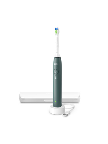 Електрическа четка за зъби Next-Generation Philips Sonicare Серия 3100, горско зелено