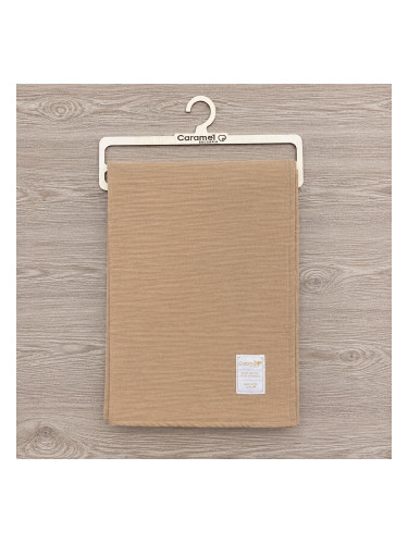 Бебешка муселинова пелена Caramel Premium Quality 90x75 см, бежова