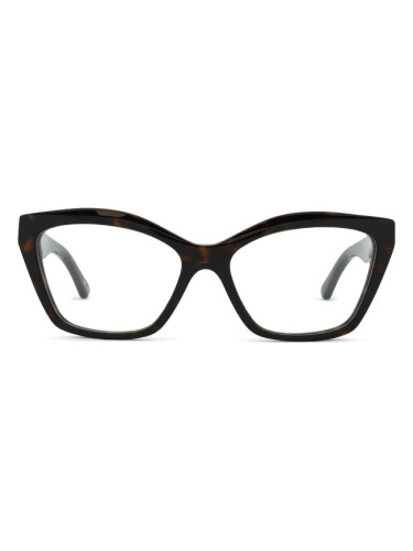 Balenciaga BB0342O 006 55 - диоптрични очила, cat eye, дамски, кафяви