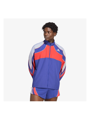 Яке adidas Adizero Archive Running Jacket Dual Indigo/ Semi Lucid Red/ White L