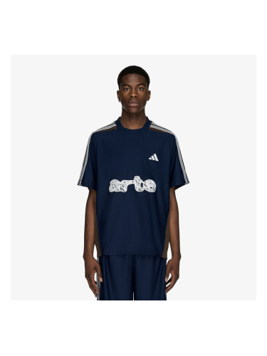 Джърси adidas x Arte Antwerp Material Mix Jersey Collegiate Navy/ Dust Cargo/ Off White XL