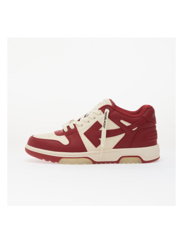 Сникърси Off-White M-Out Of Office Calf Lea-002 Off White - Coral Red EUR 42