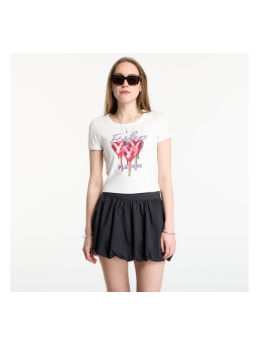 Тениска Playboy x FTSHP Girls Shrunk Tee Lollies Off-White XS