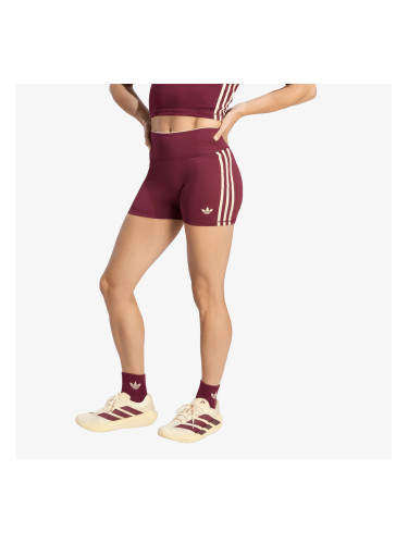 Къси панталони adidas Originals Sport Superstar Short Leggings Maroon M 3"
