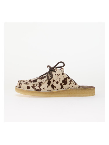 Clarks Originals DSRTNomad Mule Brown Cow Print 5