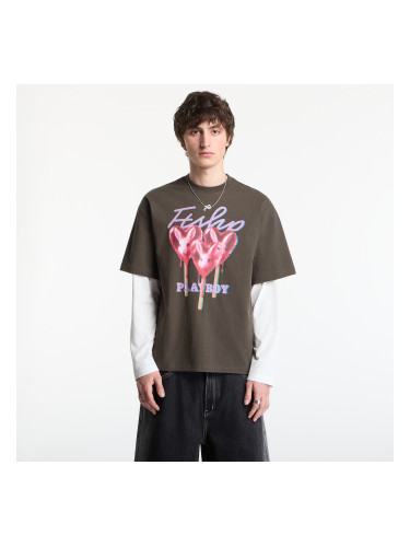 Тениска Playboy x FTSHP T-Shirt Lollies Dark UNISEX Grey XS