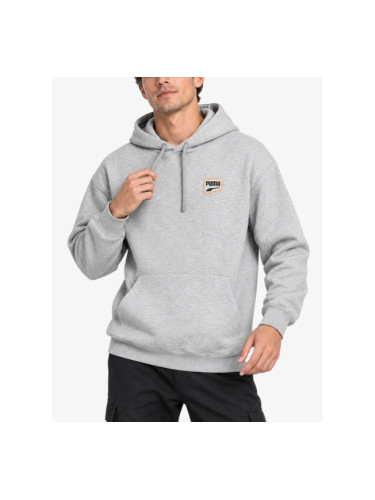 PUMA Downtown Graphic Hoodie Gray