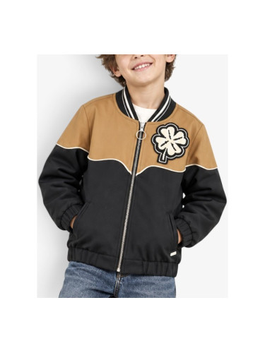 SCOTCH&SODA х Elvis Capsule Colour Block Bomber Jacket Black/Brown