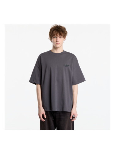 Тениска Carhartt WIP S/S Signature Script T-Shirt UNISEX Graphite/ Dark Scarab XS