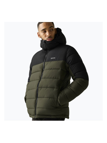 Мъжко ватирано яке REGATTA Aldthron dark khaki/black