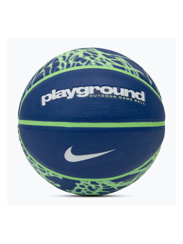 Баскетболна топка Nike Everyday Playground 8P Graphic Deflated deep royal blue/vapor green/white размер 7