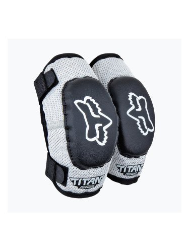 Детски велосипедни протектори за лакти Fox Racing Peewee Titan Youth Elbow Jr black/silver