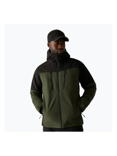 Мъжко яке за дъжд REGATTA Highton Stretch Padded dark khaki/black