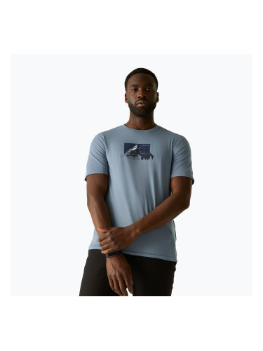 Мъжка тениска за трекинг REGATTA Fingal Stretch dusky blue