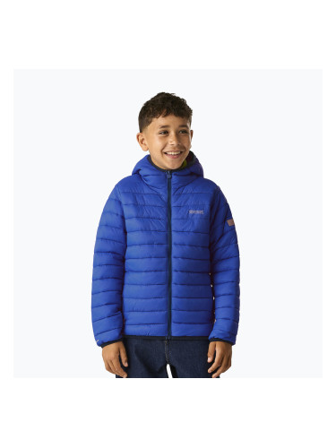 Детско пухено яке REGATTA Hooded Marizion olympian blue/aviator blue
