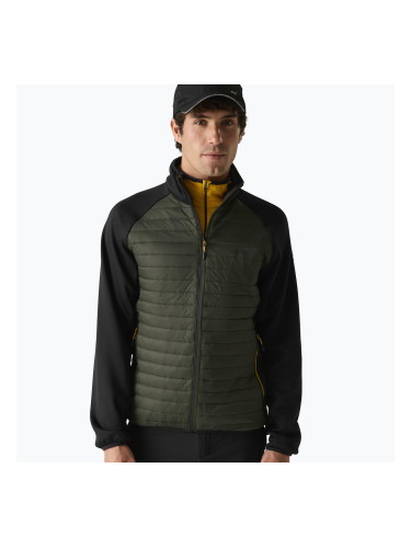 Мъжко хибридно яке REGATTA Clumber Hybrid dark khaki/black/sunset