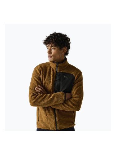 Мъжки поларен суитшърт REGATTA Frankie Borg rich tan/black