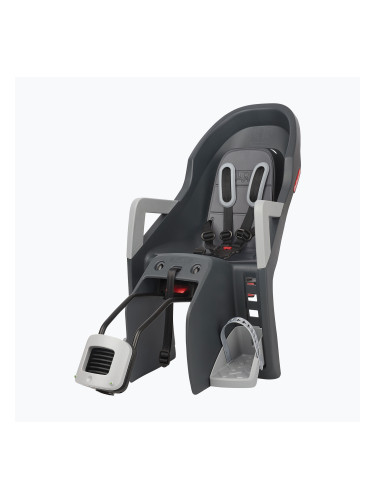 Детско столче за велосипед Polisport Guppy Maxi+ RS dark grey/silver