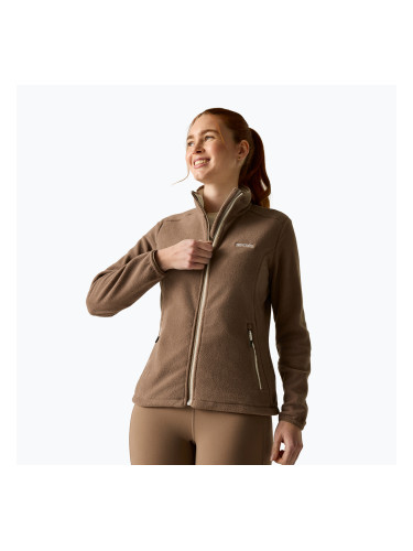 Дамски поларен суитшърт Regatta Floreo IV mocha/light vanilla