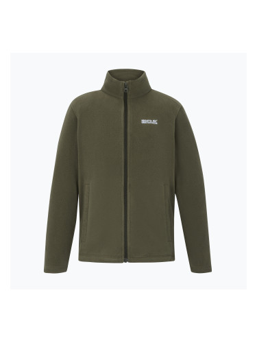Детски поларен суитшърт Regatta King II olive night