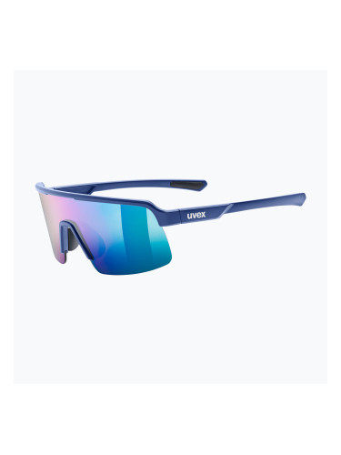 Детски слънчеви очила UVEX Dyrt Jr blue matt/mirror green
