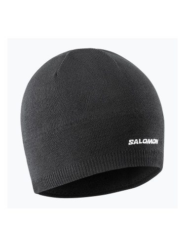Зимна шапка Salomon deep black
