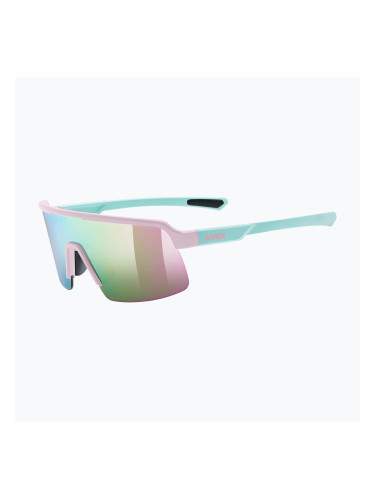 Детски слънчеви очила UVEX Dyrt Jr pink/green matt/mirror pink