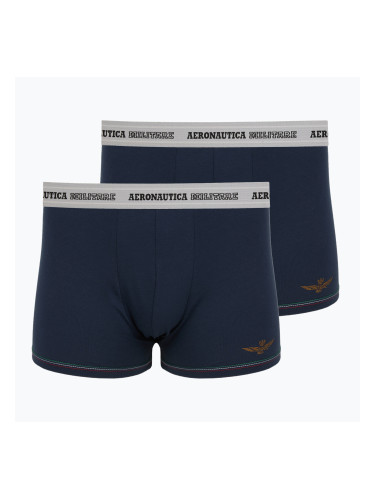 Мъжки боксерки Aeronautica Militare AM1UBX004 2 pack navy
