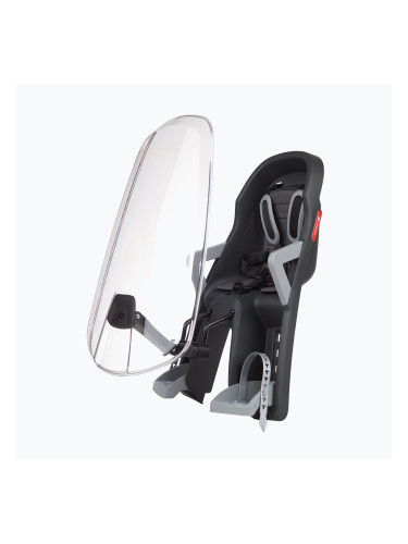 Детско столче за велосипед Polisport Guppy Mini+ FHT dark grey/silver