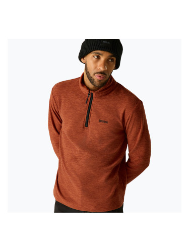 Мъжки поларен суитшърт Regatta Thompson Marl burnt henna