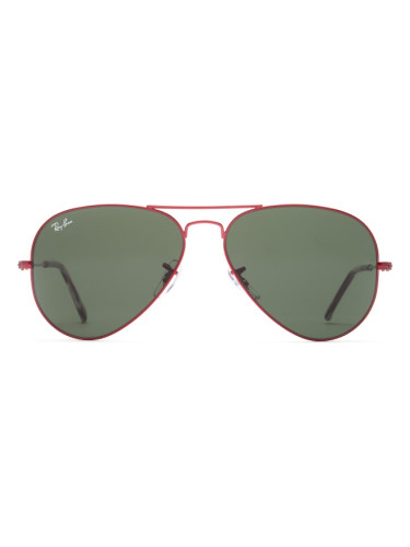 Ray-Ban Aviator Large Metal RB3025 918831 - pilot слънчеви очила, unisex, червени