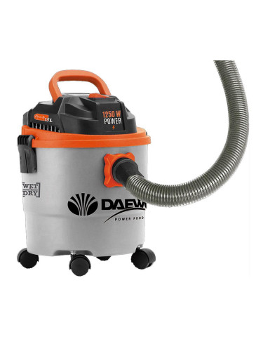 Прахосмукачка за сухо и мокро почистване, 1250 W, 15 л., DAEWOO DAVC1250-15L