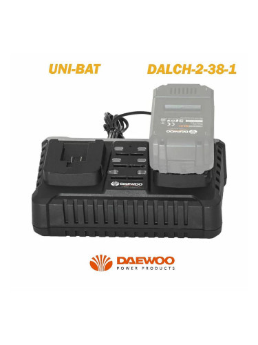 Зарядно устройство, двойно, UNI-BAT DAEWOO DALCH-2-38-1, 21V, 3.8Ah