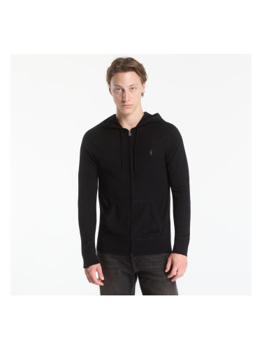 Пуловер AllSaints Mode Merino Zip Hoody Black M