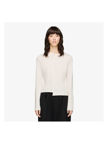 Тениска Y-3 Fitted Long Sleeve Tee Chalk White L
