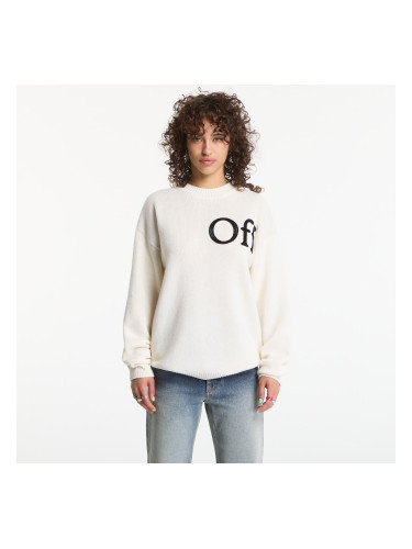 Пуловер Off-White Bookish Shared Knit Crew UNISEX Ivory Black S