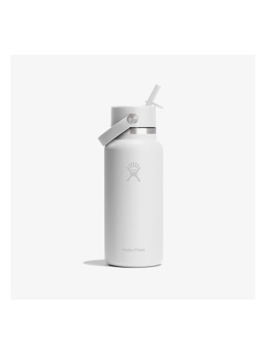 Бутилка Hydro Flask 946 ml Wide Flex Straw Cap White Universal