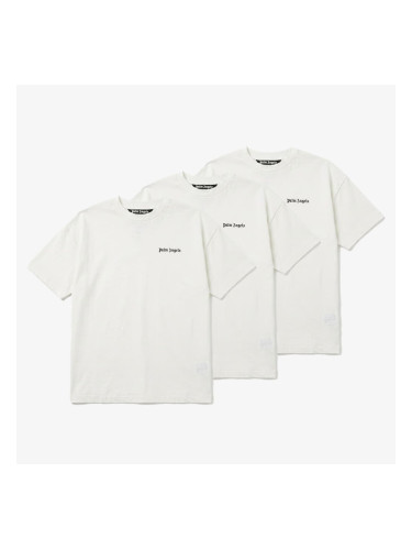 Тениска Palm Angels Classic Logo 3-pack Tee Off White/ Black XS