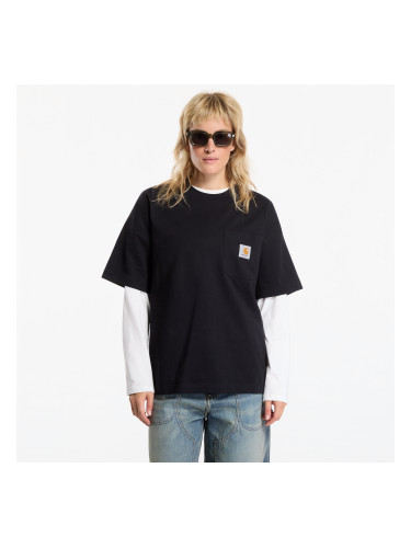 Тениска Carhartt WIP S/S Work Pocket T-Shirt UNISEX Black XS
